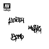 Vallejo Stencils – Street Art Nº1